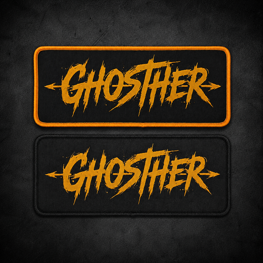 Patch "Ghosther" Schriftzug
