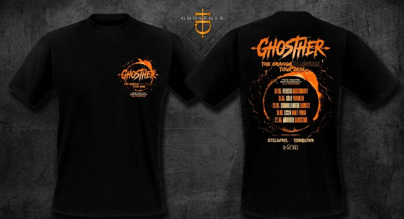 The Orange Blackout TOURSHIRT 2026 + TOURPLAKAT (signed)
